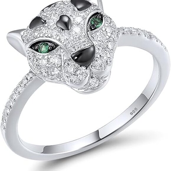 Neiman Marcus 925 Sterling Silver Leopard Ring - Picture 3 of 4